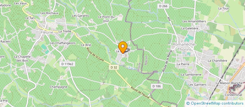 localisation de l'entreprise MONSIEUR JORIS CHAREYRE  FLEURIE