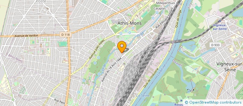 localisation de l'entreprise MONSIEUR JORIS CHARLES  ATHIS-MONS