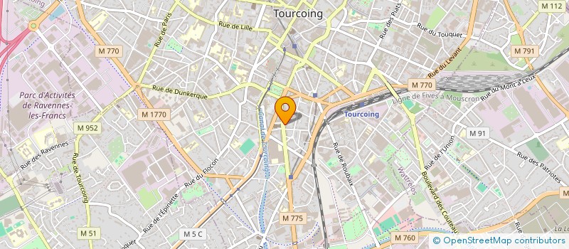 localisation de l'entreprise MONSIEUR JORIS CLERC  TOURCOING