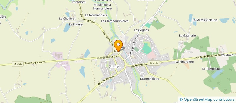 localisation de l'entreprise MONSIEUR JORIS COAT  BEAUPREAU-EN-MAUGES