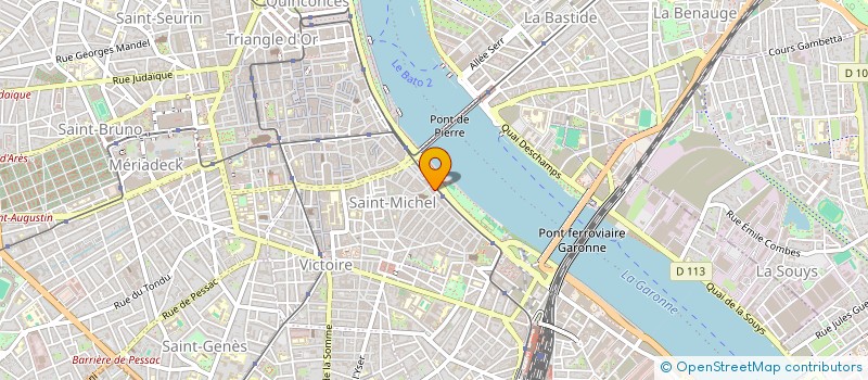 localisation de l'entreprise MONSIEUR JORIS CUING  BORDEAUX