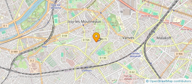 localisation de l'entreprise MONSIEUR JORIS DAHAN à ISSY-LES-MOULINEAUX