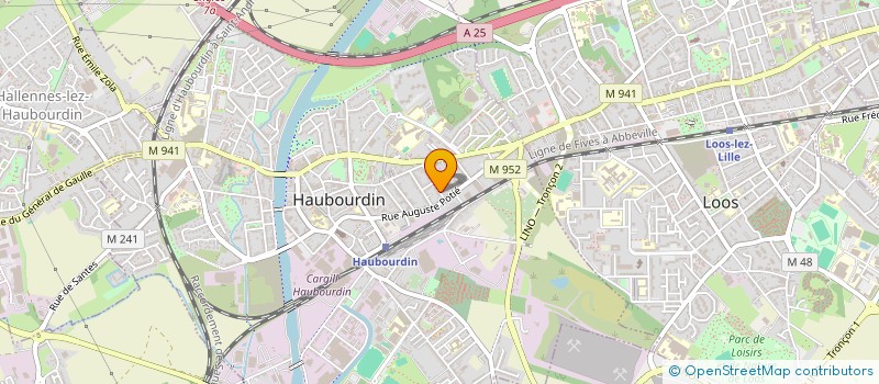 localisation de l'entreprise MONSIEUR JORIS DE BARROS  HAUBOURDIN