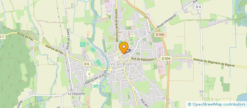 localisation de l'entreprise MONSIEUR JORIS DE LA FUENTE  VIC-EN-BIGORRE