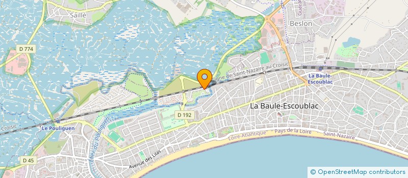 localisation de l'entreprise MONSIEUR JORIS DELLANDREA  GUERANDE