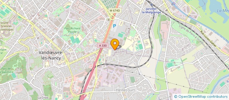 localisation de l'entreprise MONSIEUR JORIS DELLE  VANDUVRE-LES-NANCY