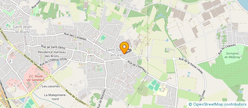 localisation de l'entreprise MONSIEUR JORIS DEPUSSAY  SAINT-DENIS-EN-VAL