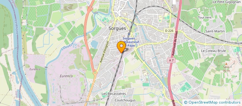 localisation de l'entreprise MONSIEUR JORIS DEYSSIER  SORGUES