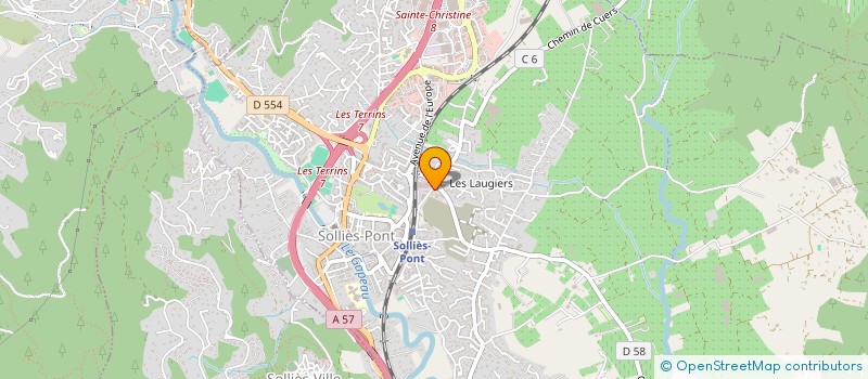 localisation de l'entreprise MONSIEUR JORIS DUCROS  LE PRADET