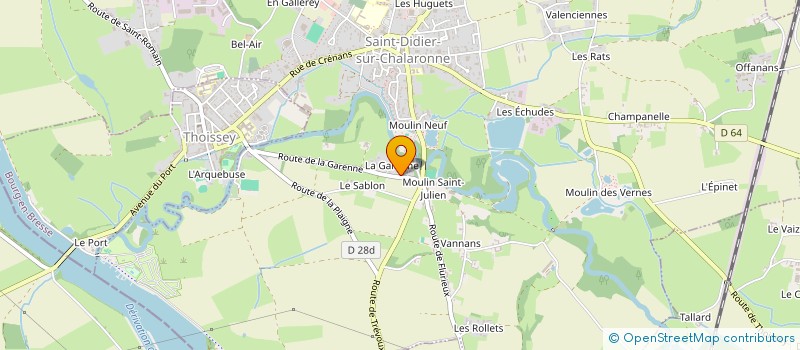 localisation de l'entreprise MONSIEUR JORIS DUMONCEAU  L'ABERGEMENT-CLEMENCIAT