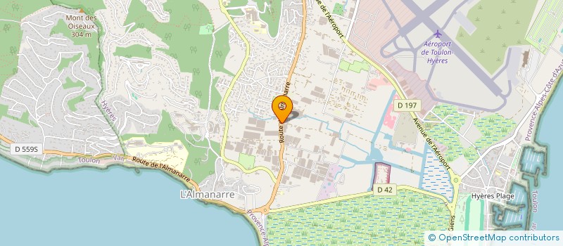 localisation de l'entreprise MONSIEUR JORIS ESNAULT à HYERES