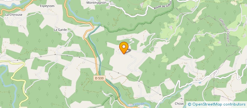 localisation de l'entreprise MONSIEUR JORIS FALIGUERHO à NOZIERES