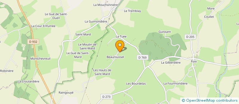 localisation de l'entreprise MONSIEUR JORIS FAUVELLIERE à SAINTE-CERONNE-LES-MORTAGNE