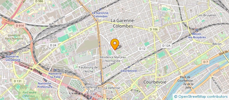 localisation de l'entreprise MONSIEUR JORIS FLEURY à COURBEVOIE