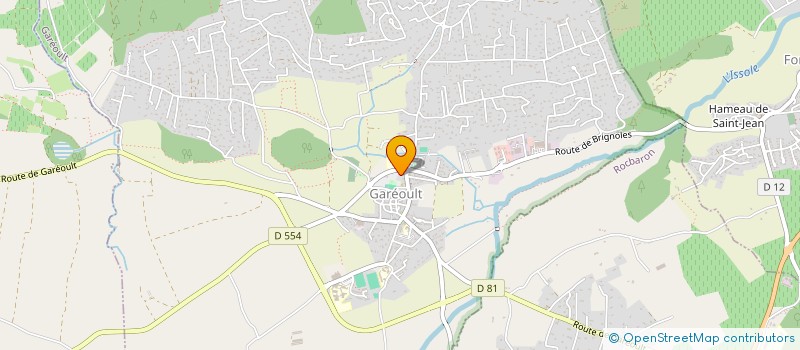 localisation de l'entreprise MONSIEUR JORIS FOURCADE  GAREOULT