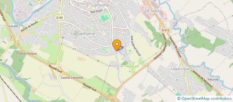 localisation de l'entreprise MONSIEUR JORIS GRAND JORIS  CASTRES