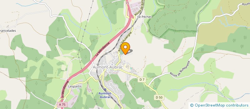 localisation de l'entreprise MONSIEUR JORIS GRAS  PEYRE EN AUBRAC