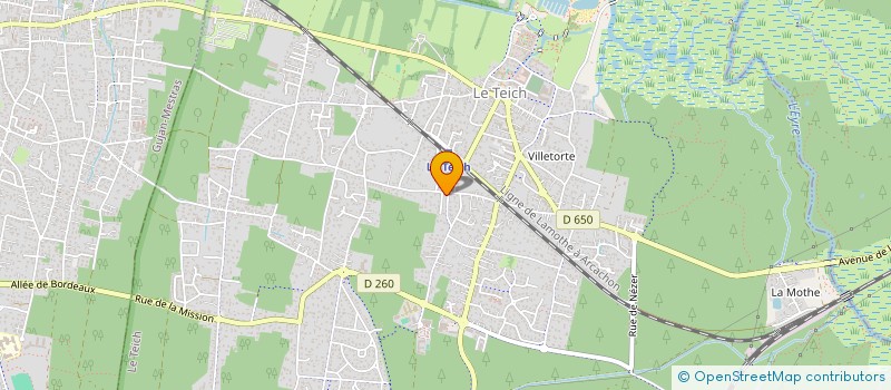 localisation de l'entreprise MONSIEUR JORIS GRENON  LE TEICH