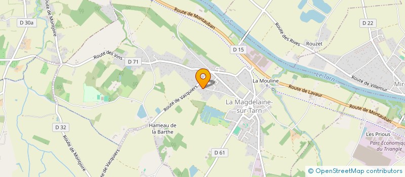 localisation de l'entreprise MONSIEUR JORIS GRISON  LA MAGDELAINE-SUR-TARN