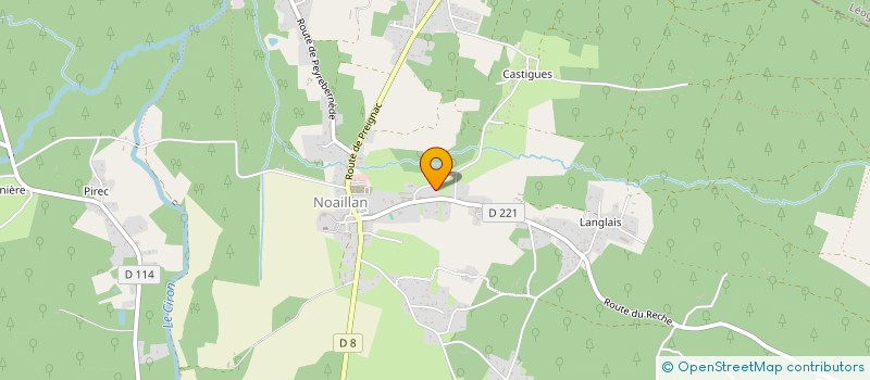 localisation de l'entreprise MONSIEUR JORIS GUICHENEY  NOAILLAN