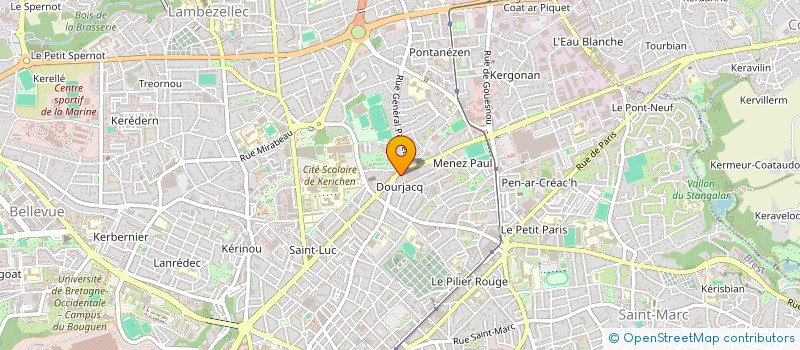 localisation de l'entreprise MONSIEUR JORIS GUILLOU à BREST