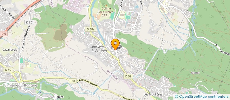 localisation de l'entreprise MONSIEUR JORIS GUINTOLI à GARDANNE