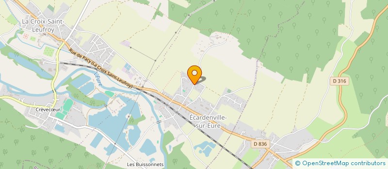 localisation de l'entreprise MONSIEUR JORIS HAUSELMANN  CLEF VALLEE D'EURE