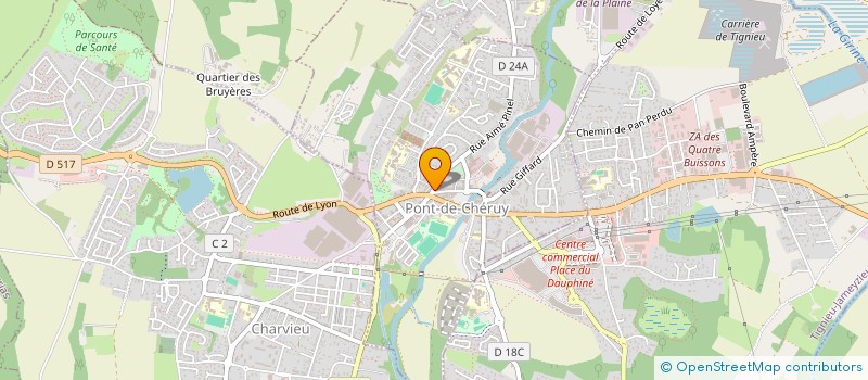 localisation de l'entreprise MONSIEUR JORIS HERARD  PONT-DE-CHERUY