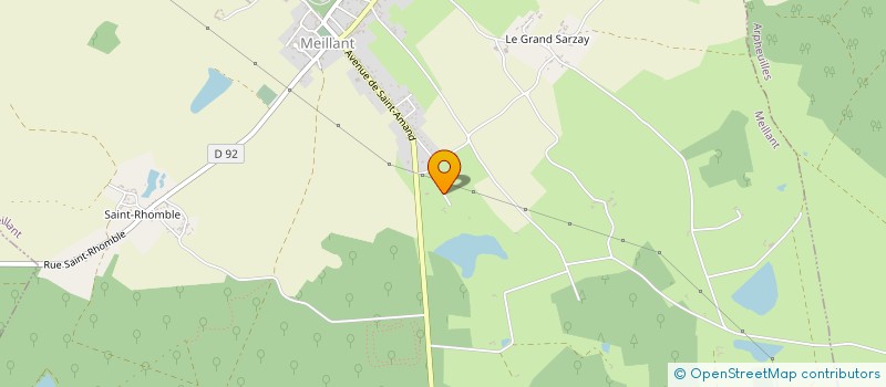 localisation de l'entreprise MONSIEUR JORIS HEURTAUD  MEILLANT