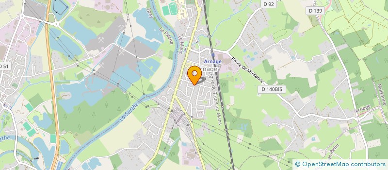 localisation de l'entreprise MONSIEUR JORIS HOFSTETTER à ARNAGE