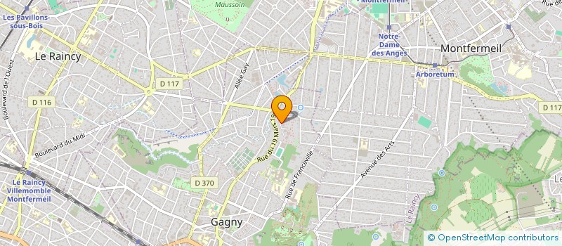 localisation de l'entreprise MONSIEUR JORIS JACCA à GAGNY