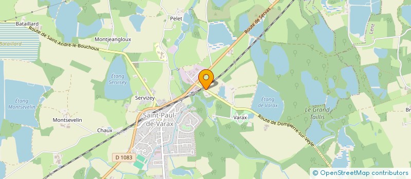 localisation de l'entreprise MONSIEUR JORIS JANIN  SAINT-PAUL-DE-VARAX