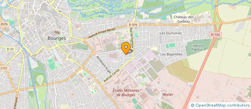 localisation de l'entreprise MONSIEUR JORIS JARLOT  BOURGES