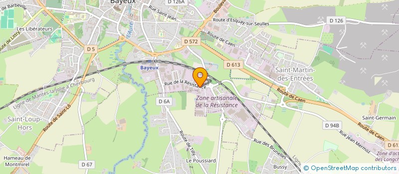 localisation de l'entreprise MONSIEUR JORIS JUIN à BAYEUX
