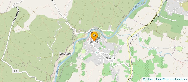 localisation de l'entreprise MONSIEUR JORIS JULIEN à BALAZUC
