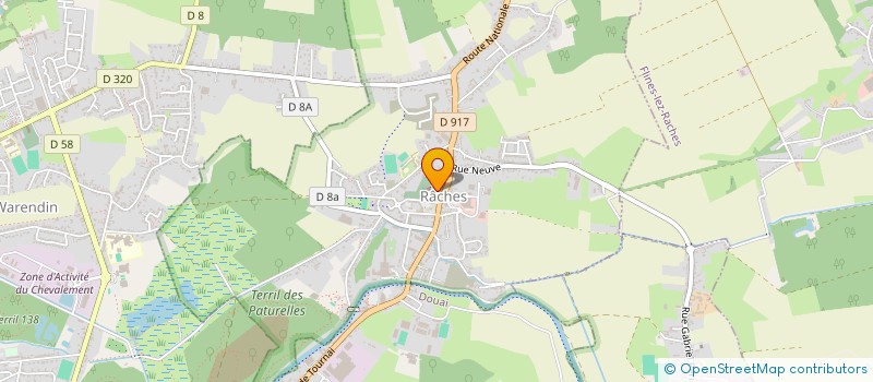 localisation de l'entreprise MONSIEUR JORIS KAUMANNS  RACHES