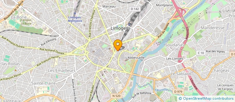 localisation de l'entreprise MONSIEUR JORIS LE BOIS à LIMOGES