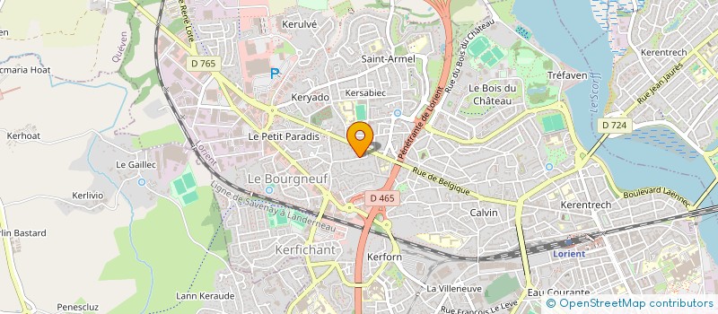 localisation de l'entreprise MONSIEUR JORIS LE DAIN à LORIENT