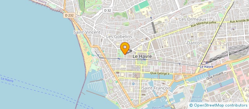 localisation de l'entreprise MONSIEUR JORIS LEFRANCOIS à LE HAVRE