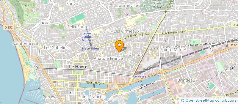 localisation de l'entreprise MONSIEUR JORIS LEGAY à LE HAVRE