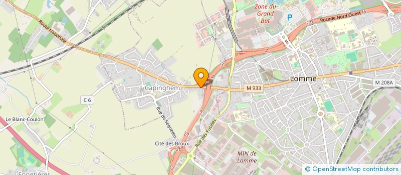 localisation de l'entreprise MONSIEUR JORIS LENEUTRE à CAPINGHEM
