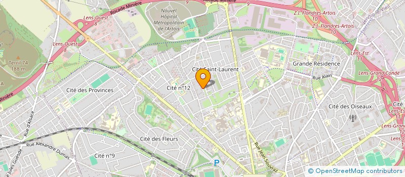 localisation de l'entreprise MONSIEUR JORIS LETIENNE  LENS