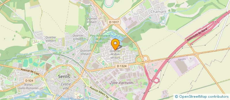 localisation de l'entreprise MONSIEUR JORIS MAHOUCKOU à SENLIS