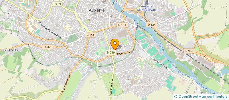 localisation de l'entreprise MONSIEUR JORIS MOREAU à AUXERRE