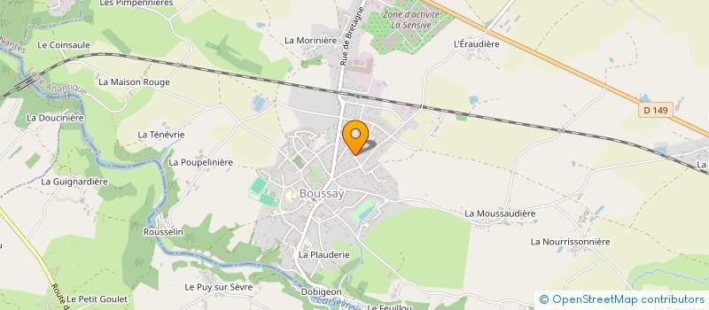 localisation de l'entreprise MONSIEUR JORIS MORIN  BOUSSAY