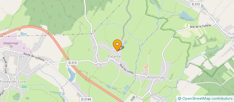 localisation de l'entreprise MONSIEUR JORIS PAGANESSI  PALANTE