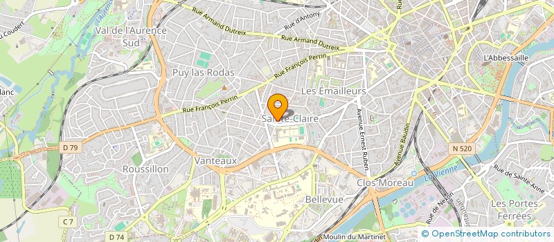 localisation de l'entreprise MONSIEUR JORIS PAGNOUX à LIMOGES