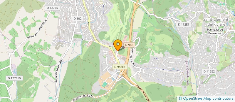 localisation de l'entreprise MONSIEUR JORIS PAVOT  SAINT-GELY-DU-FESC