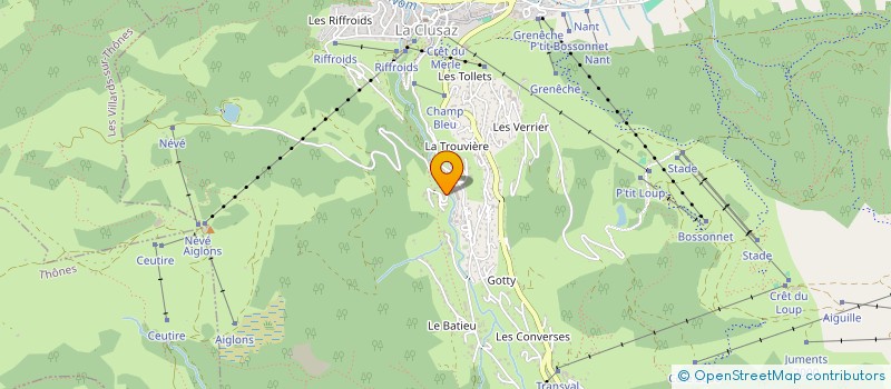 localisation de l'entreprise MONSIEUR JORIS PERILLAT-PESSEY à LA CLUSAZ