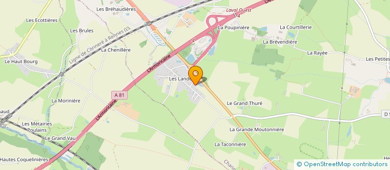 localisation de l'entreprise MONSIEUR JORIS PERRIER à LAVAL